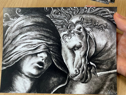 «  The breathe of Silence » - paper print
