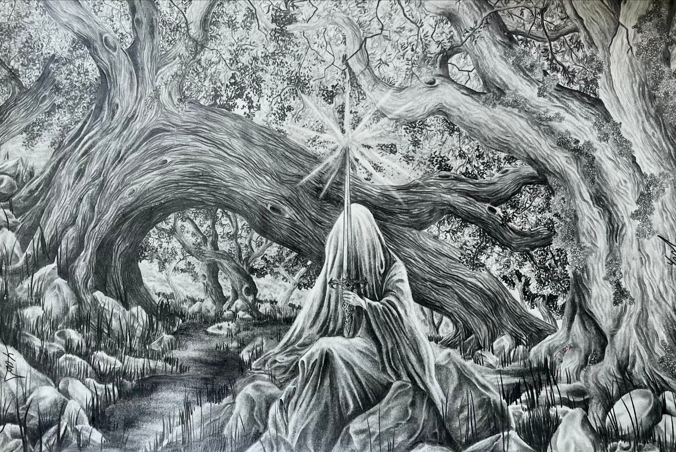 « The luminous Forest » - paper prints