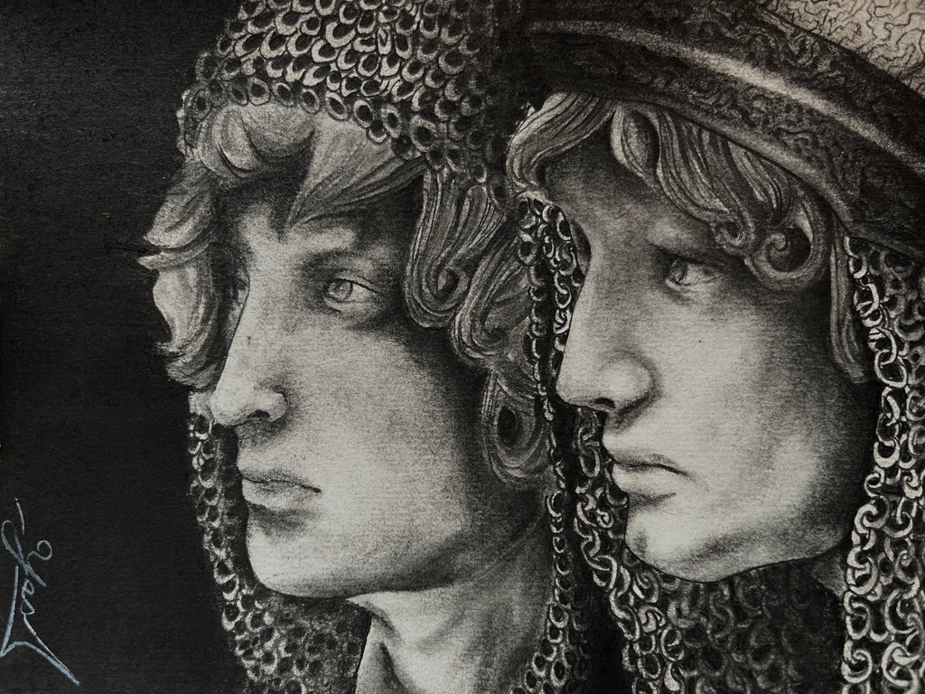 « The silent knights » - paper print