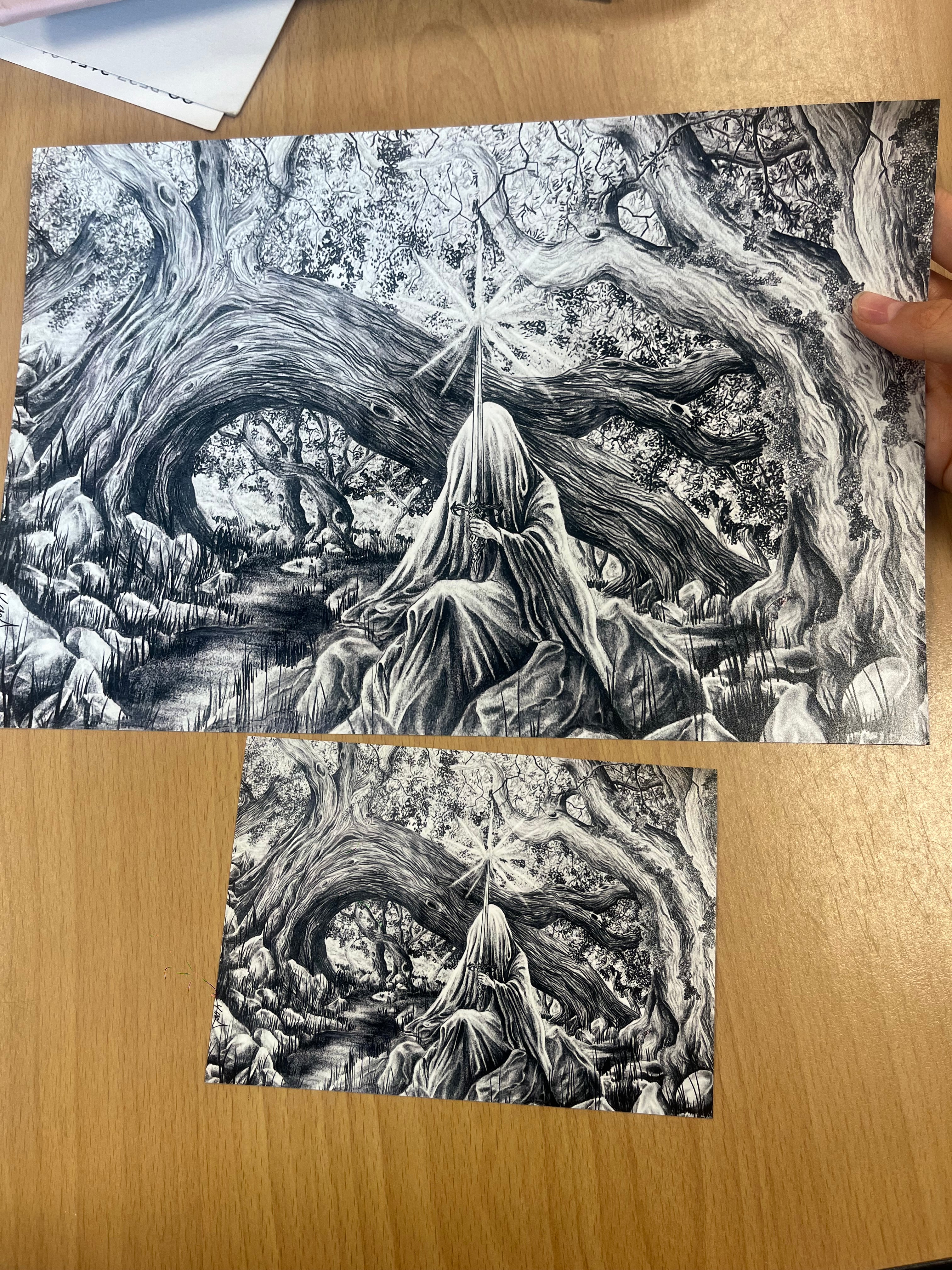 « The luminous Forest » - paper prints