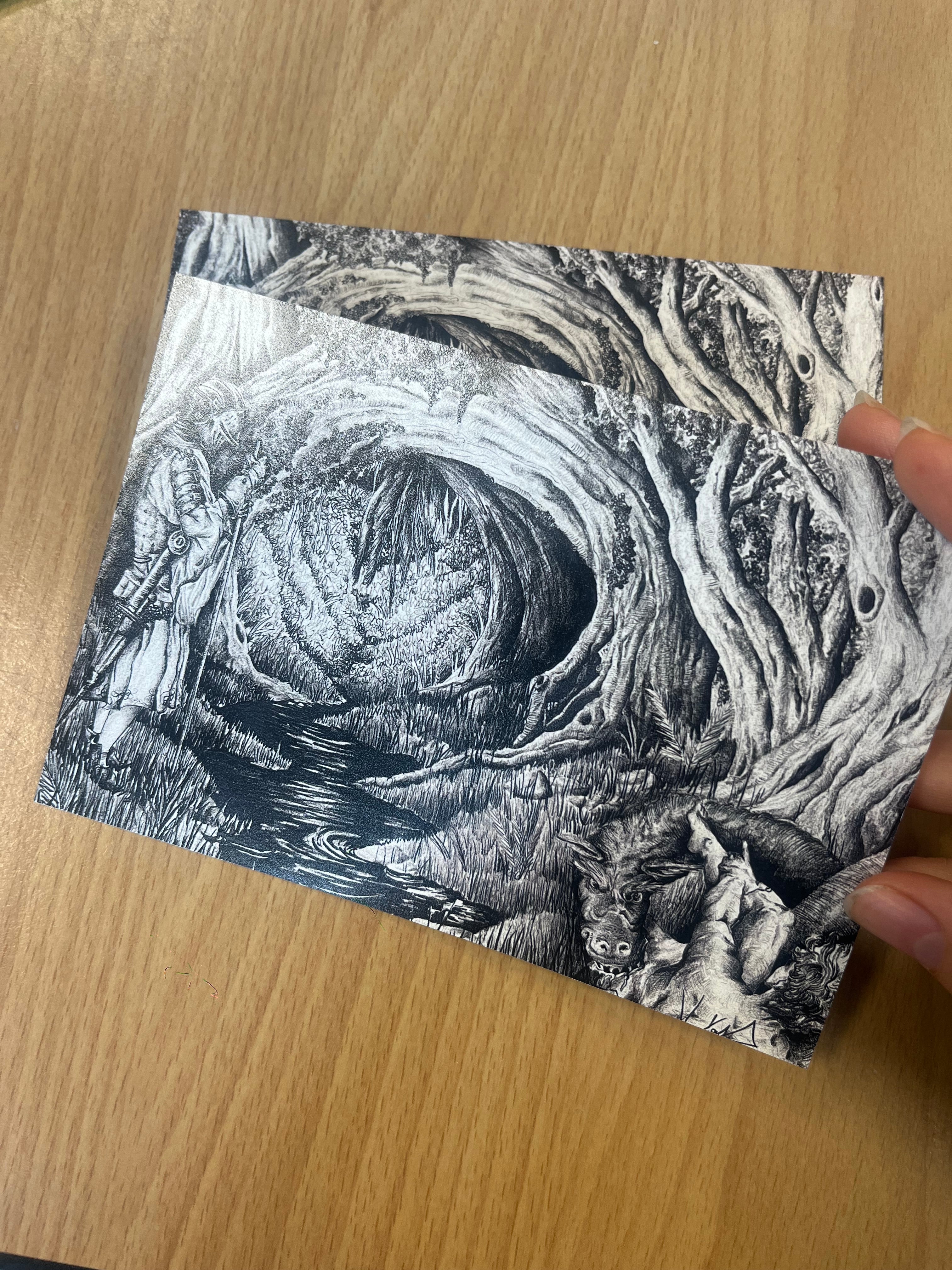 « The silent Knight » - paper print