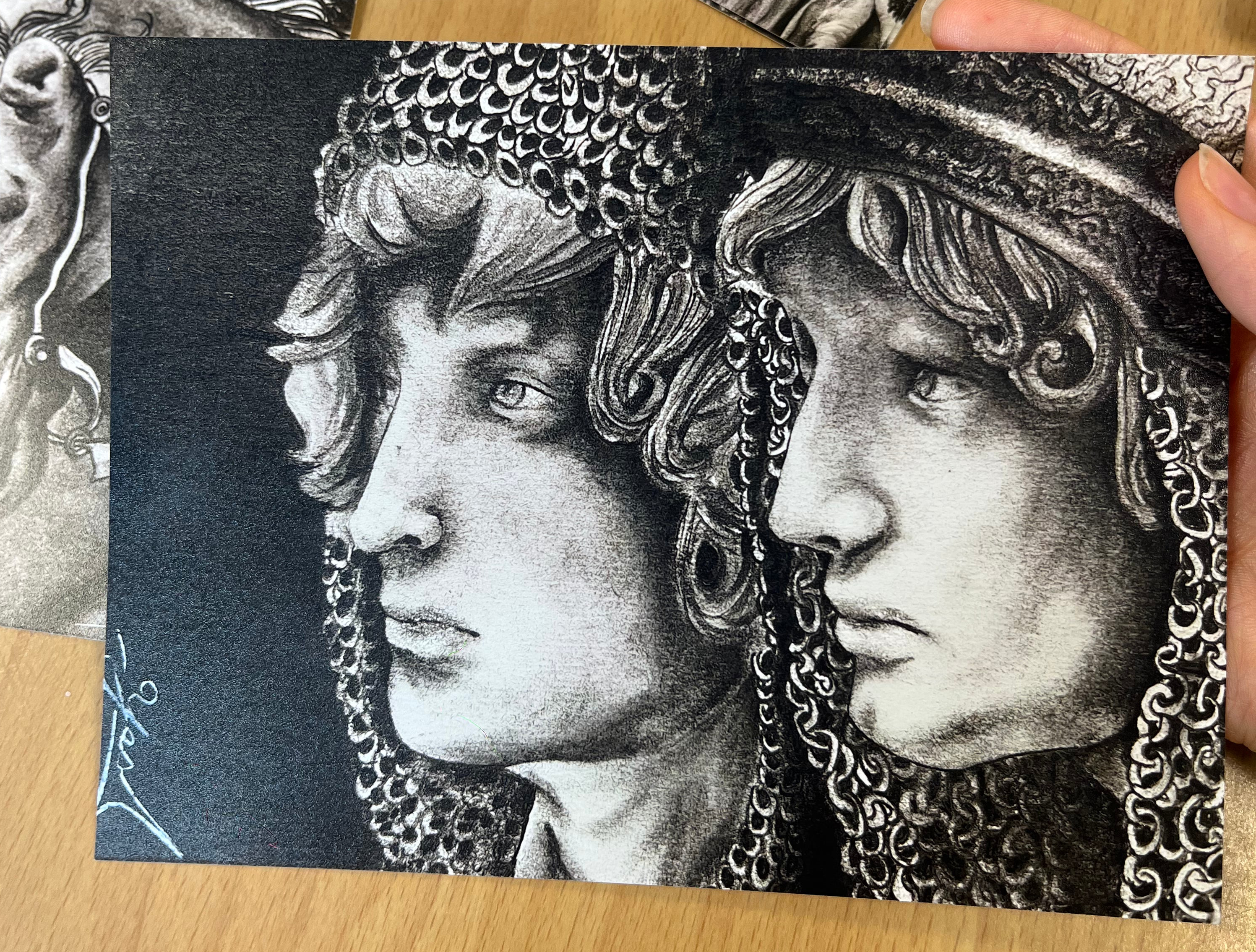 « The silent knights » - paper print